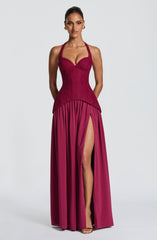 Almira Maxi Dress - Mulberry