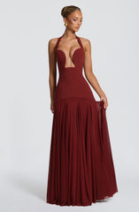 Cyrene Maxi Dress - Deep Rust