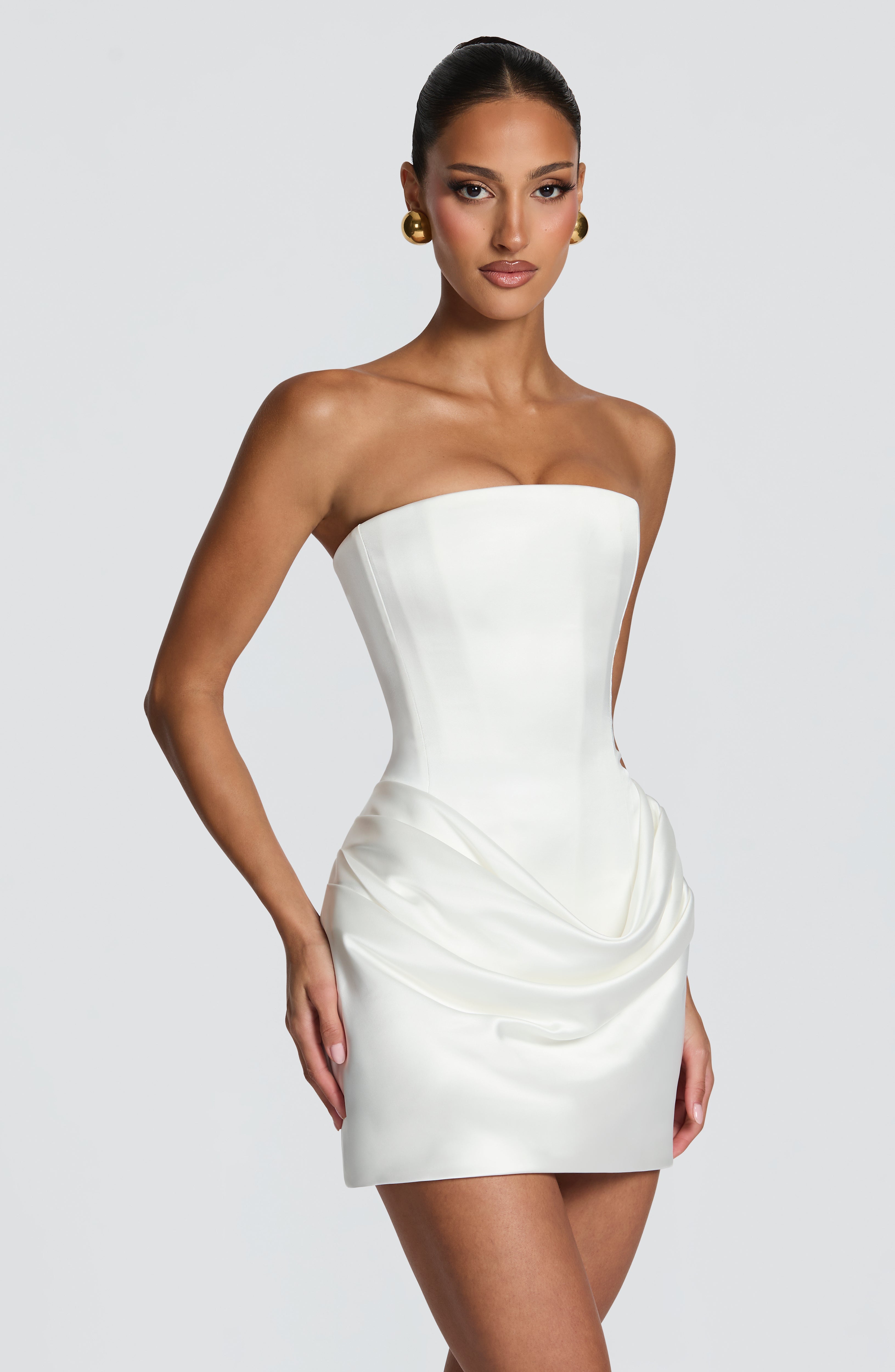 Ella Mini Dress - Ivory