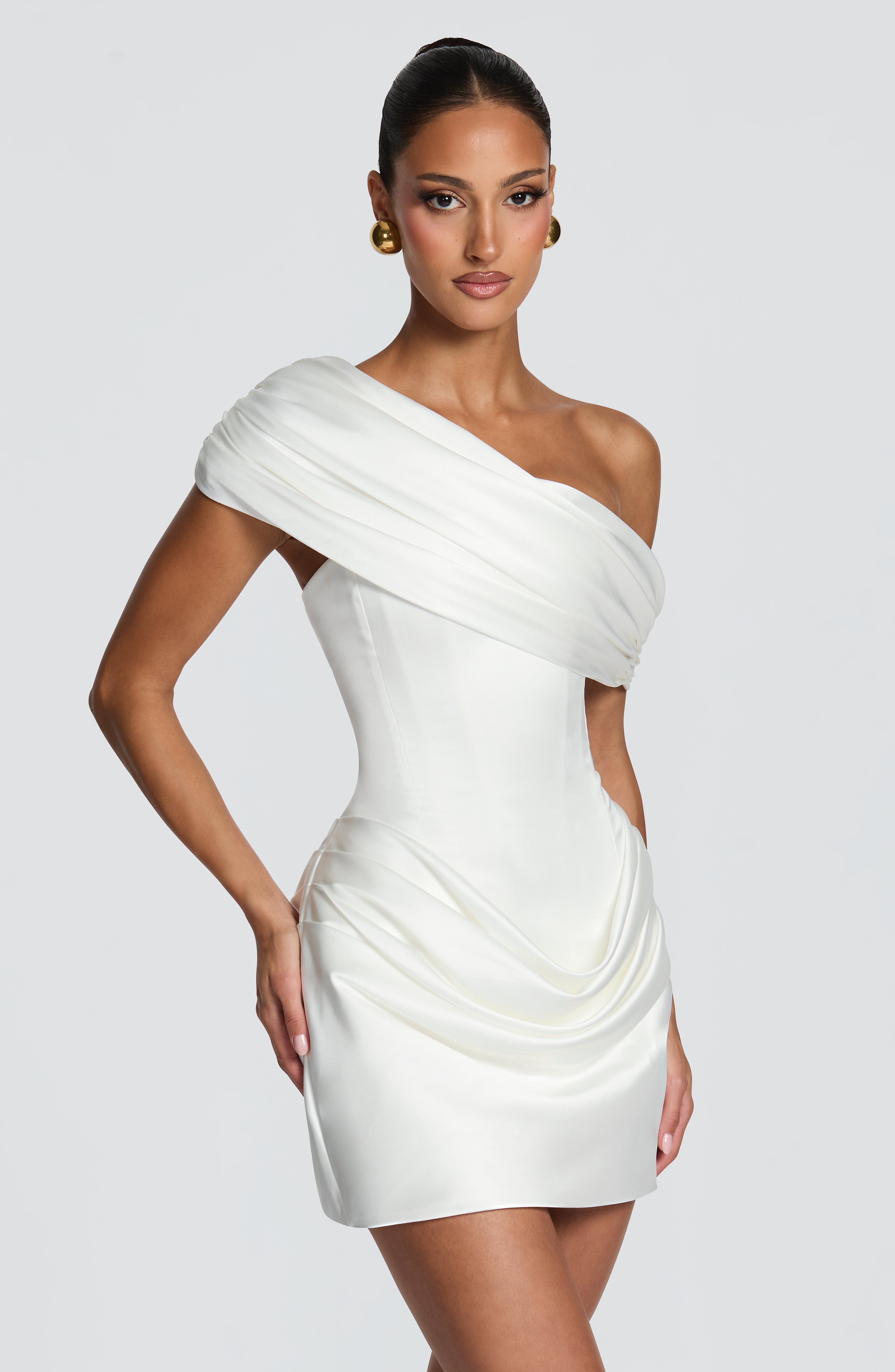 Ella Mini Dress - Ivory
