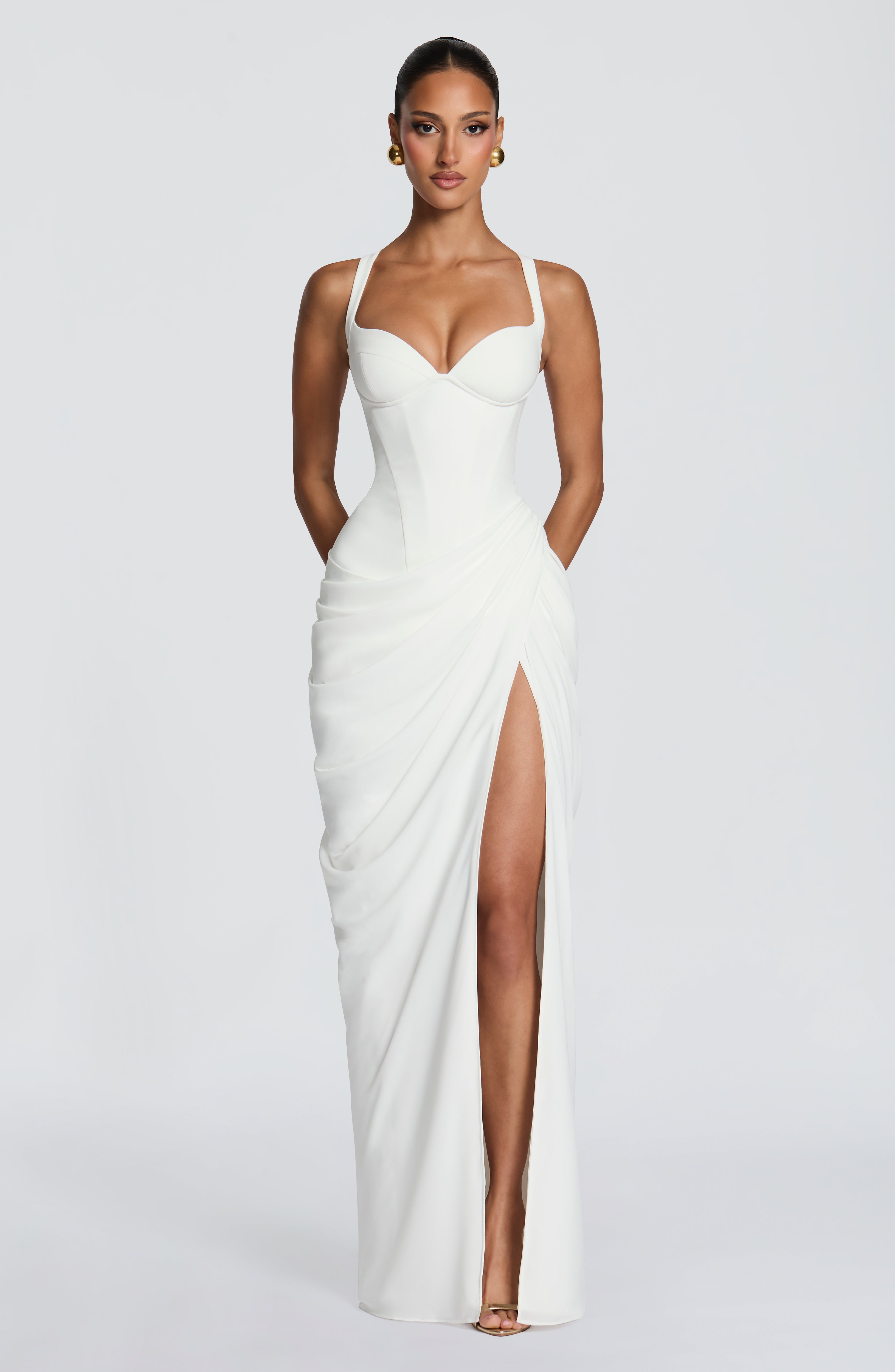 Elara Maxi Dress - Ivory