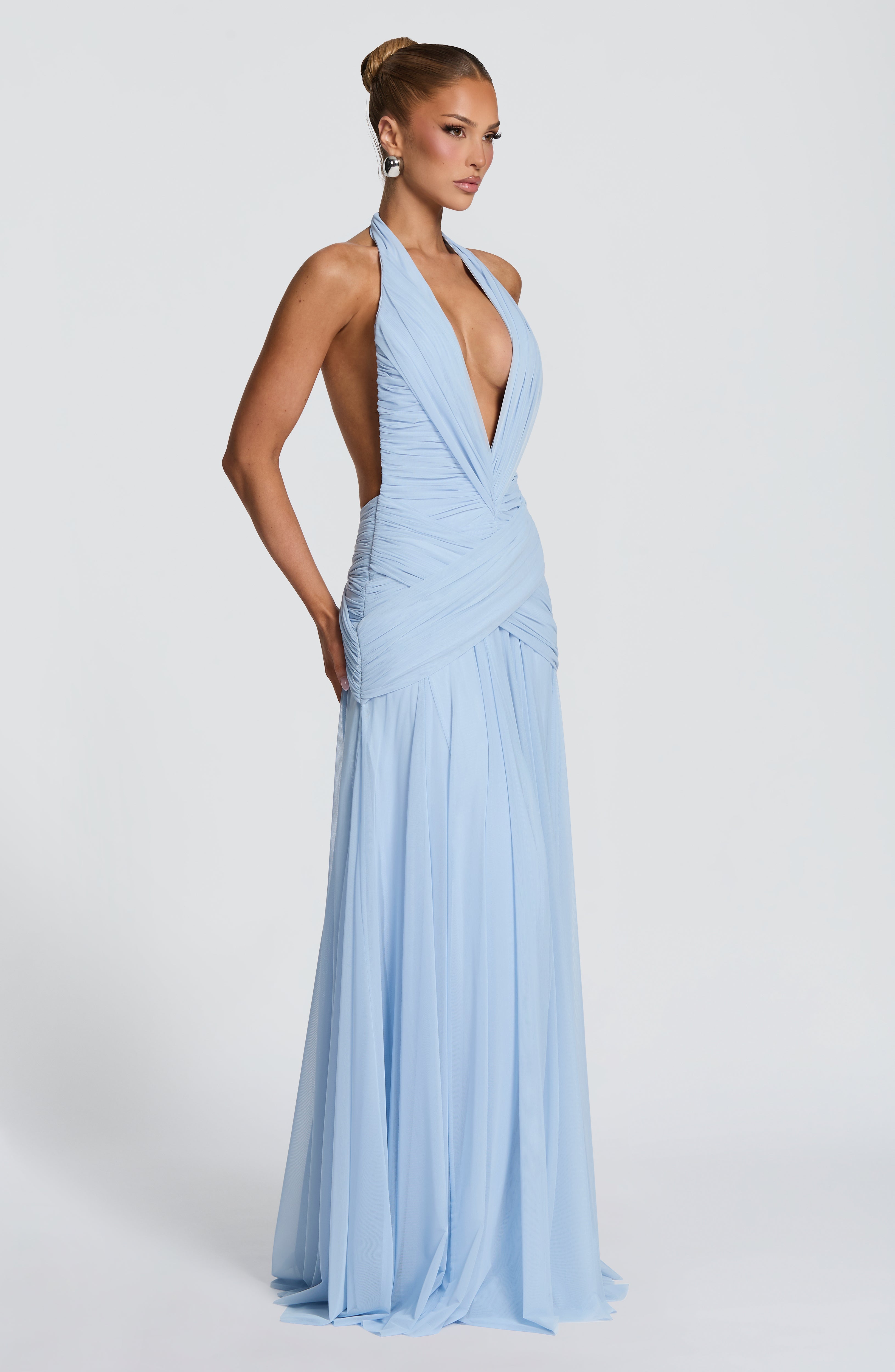 Cleo Maxi Dress - Glacier Blue