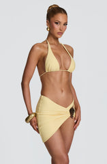 Edie Mini Sarong - Lemon