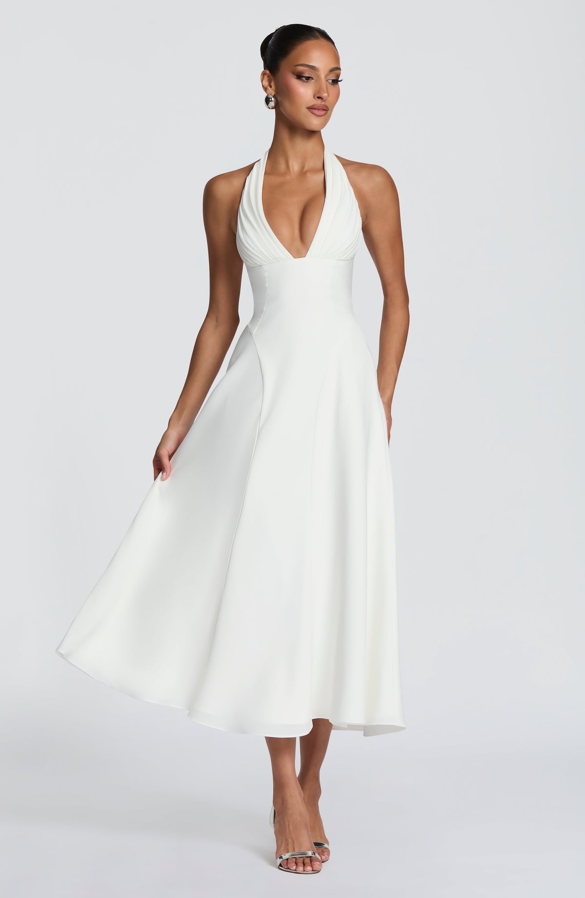 Hayden Midi Dress - Ivory