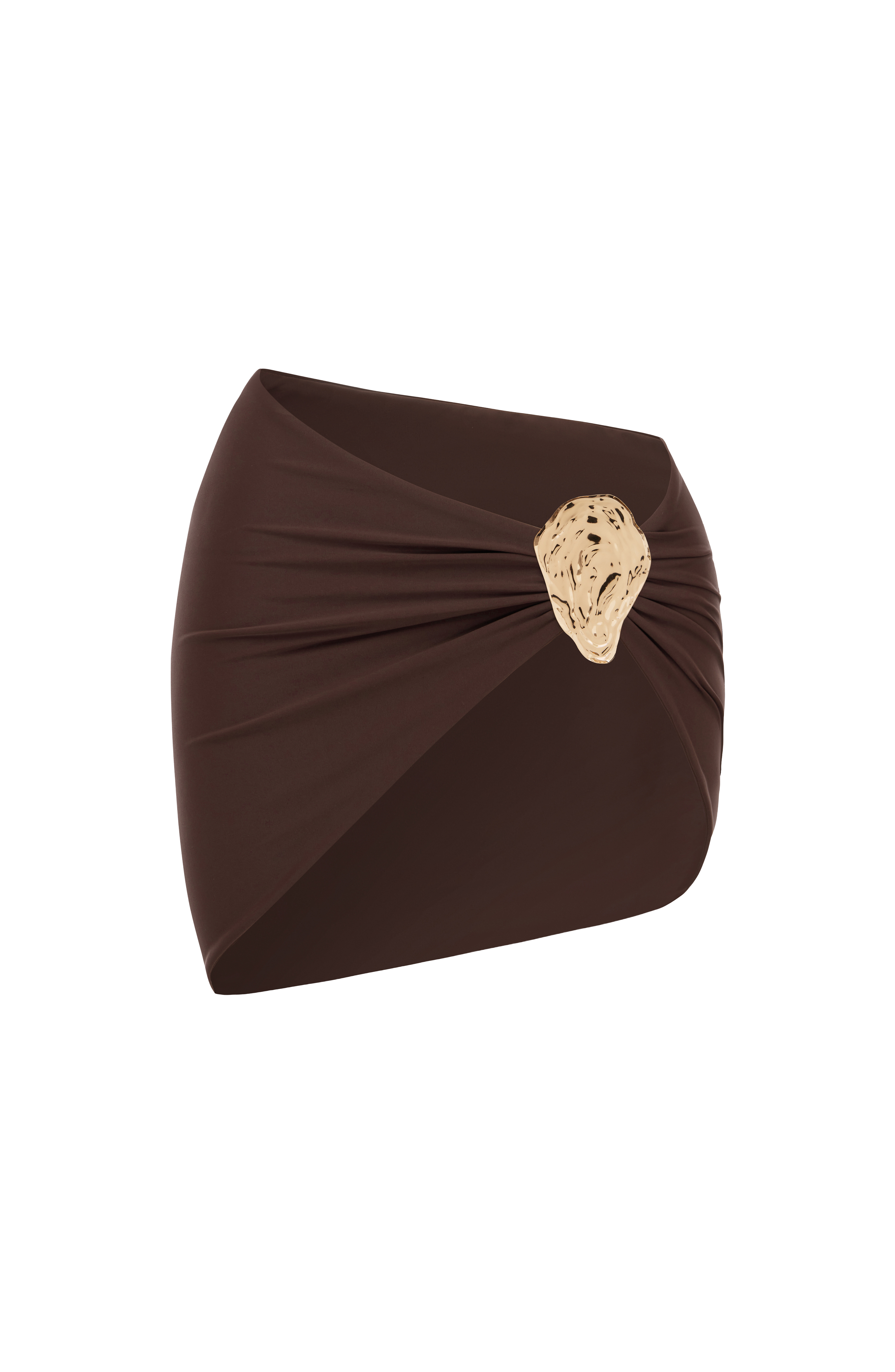 Edie Mini Sarong - Plum Brown