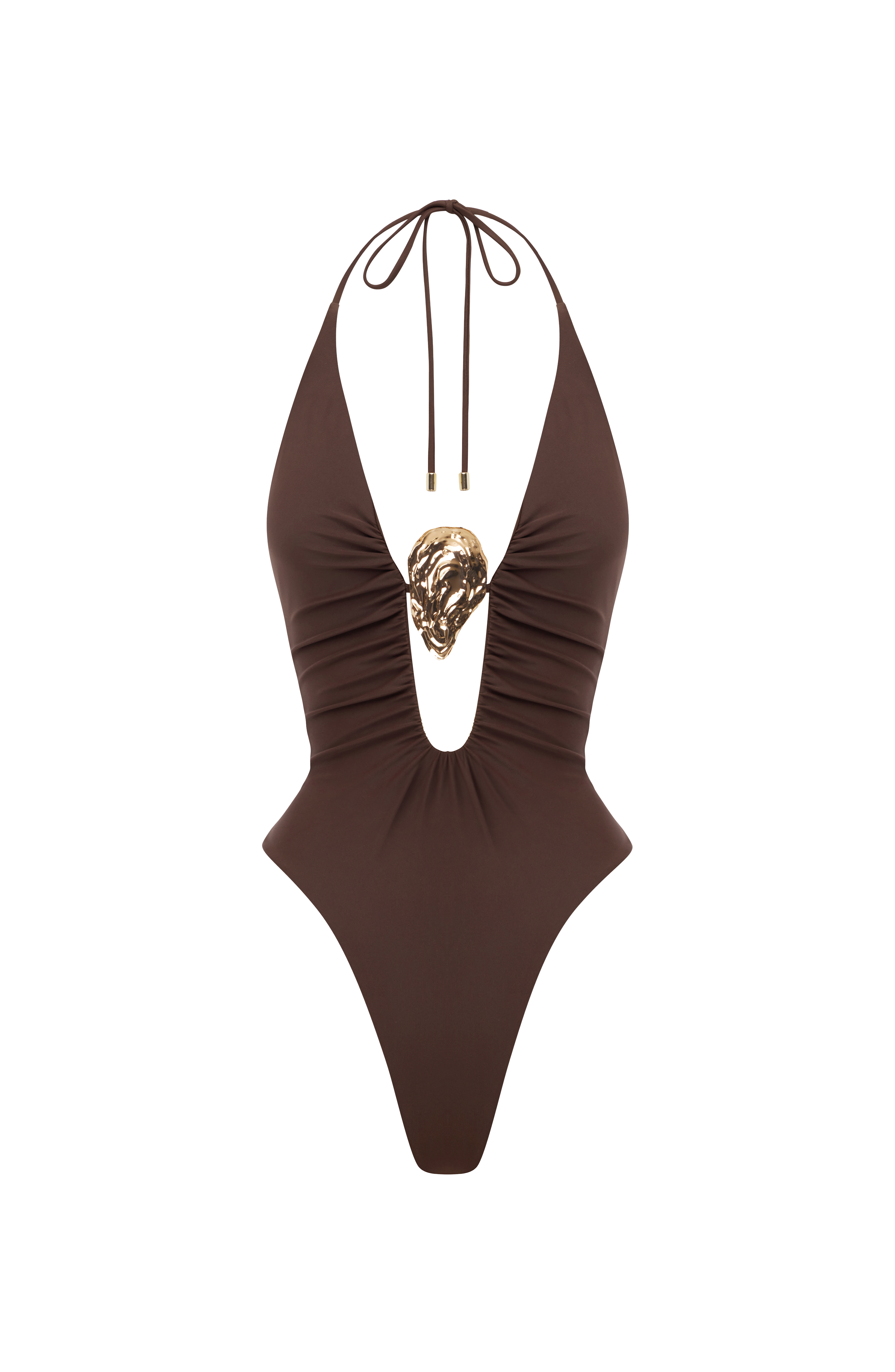 Joni Swimsuit - Plum Brown